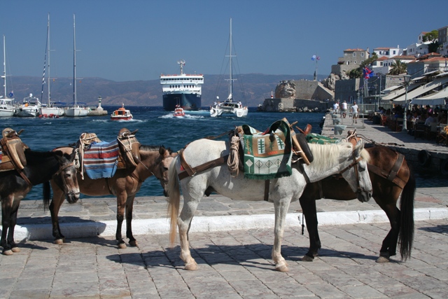 Hydra Island - Time to 'take-a-break' when the ships depart